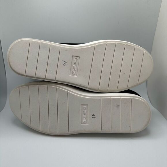 CUSHIONAIRE Women's Hidden Wedge Faux Shearling Sneaker 10 BLACK - Picture 5 of 7